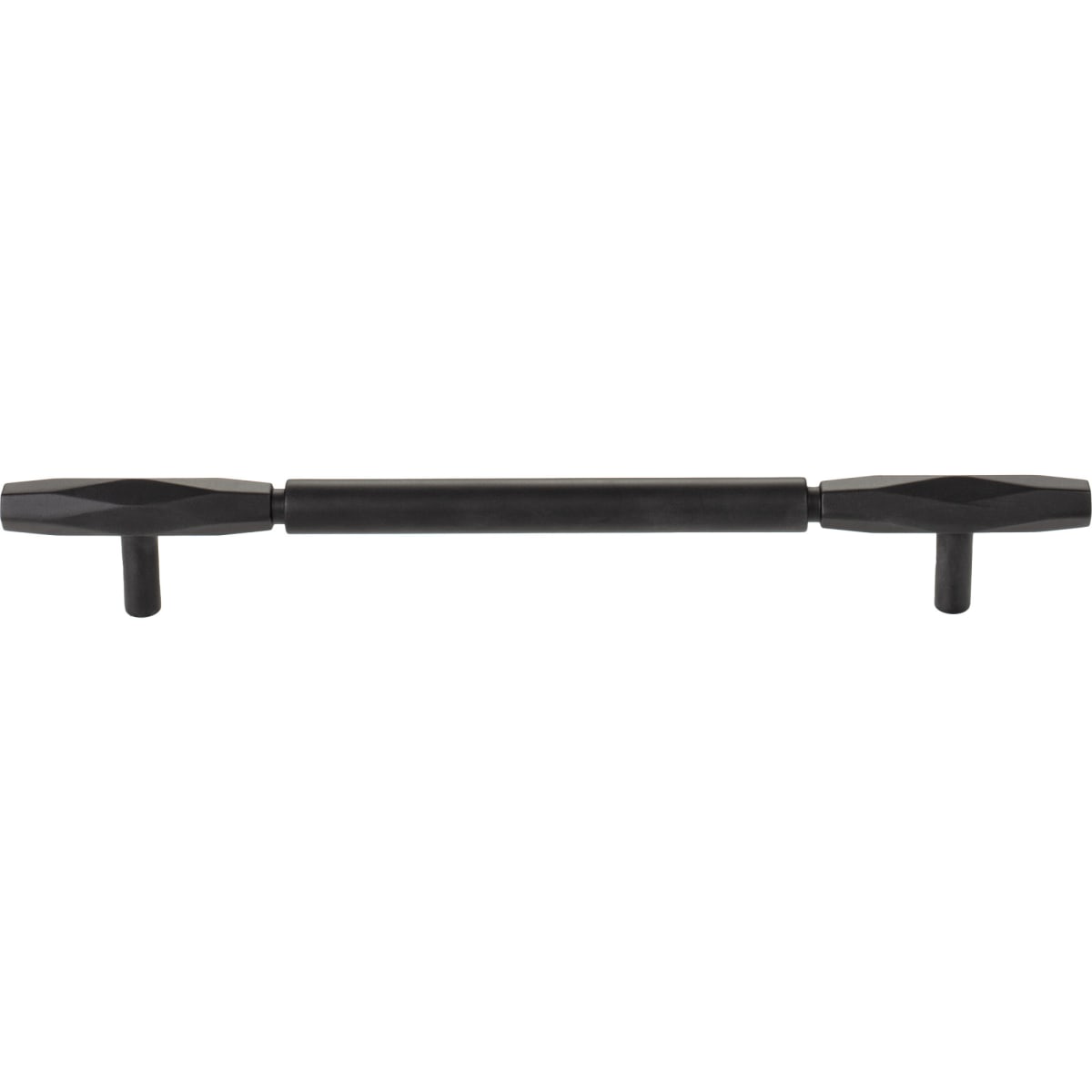 Top Knobs - TK3084BLK - Kingsmill 7-9/16 Inch Center to Center Bar Cabinet Pull in Flat Black