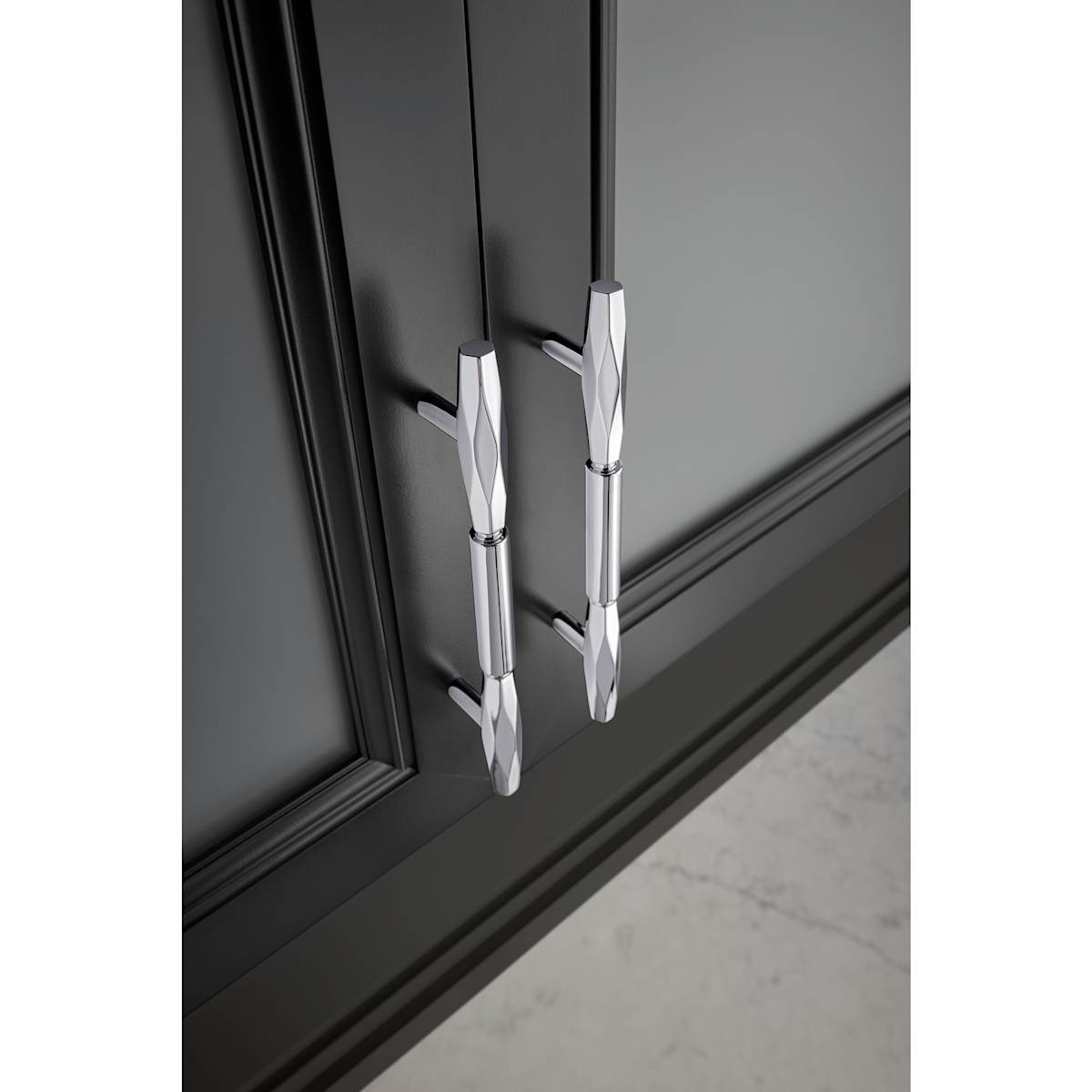 Top Knobs - TK3085BLK - Kingsmill 8-13/16 Inch Center to Center Bar Cabinet Pull in Flat Black