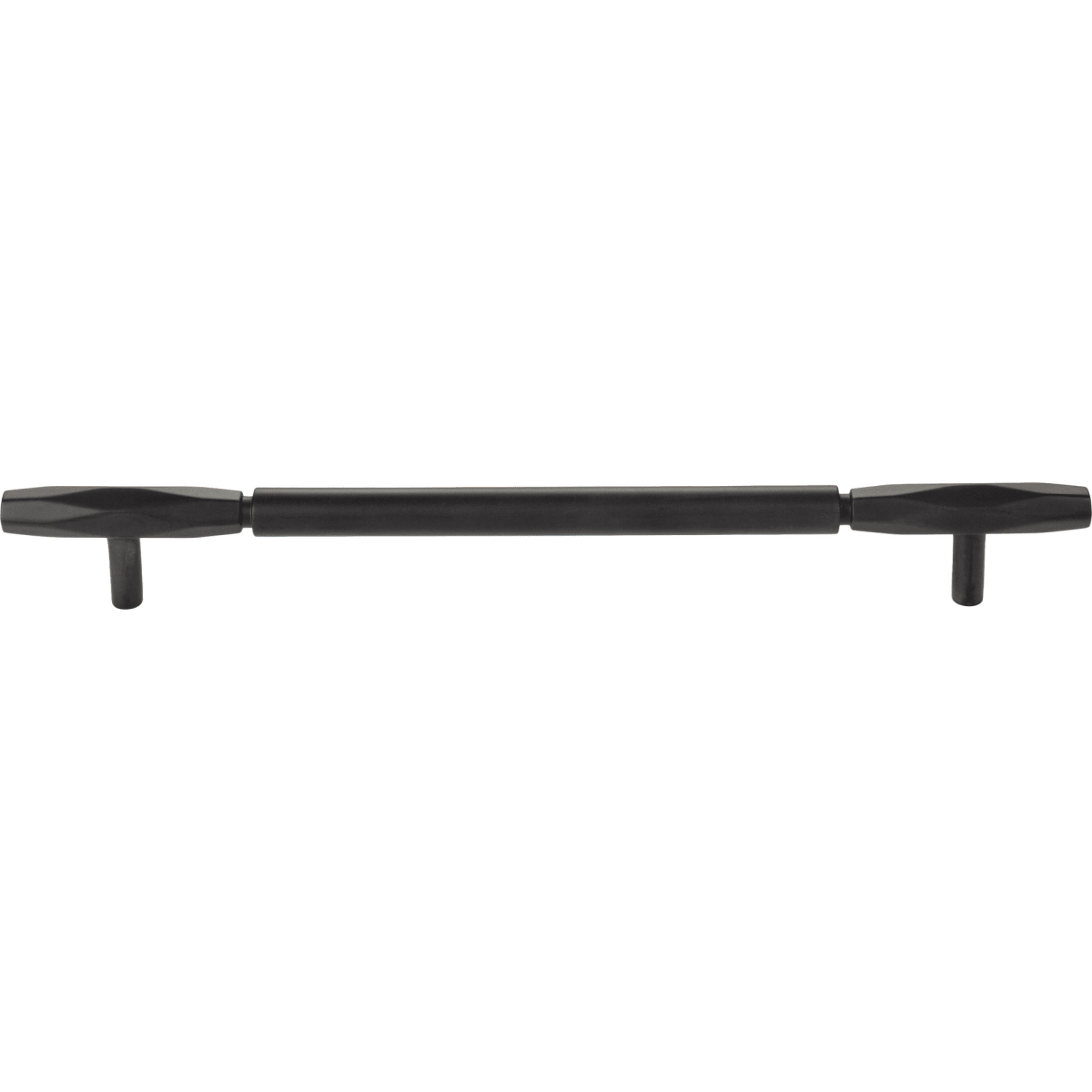 Top Knobs - TK3085BLK - Kingsmill 8-13/16 Inch Center to Center Bar Cabinet Pull in Flat Black