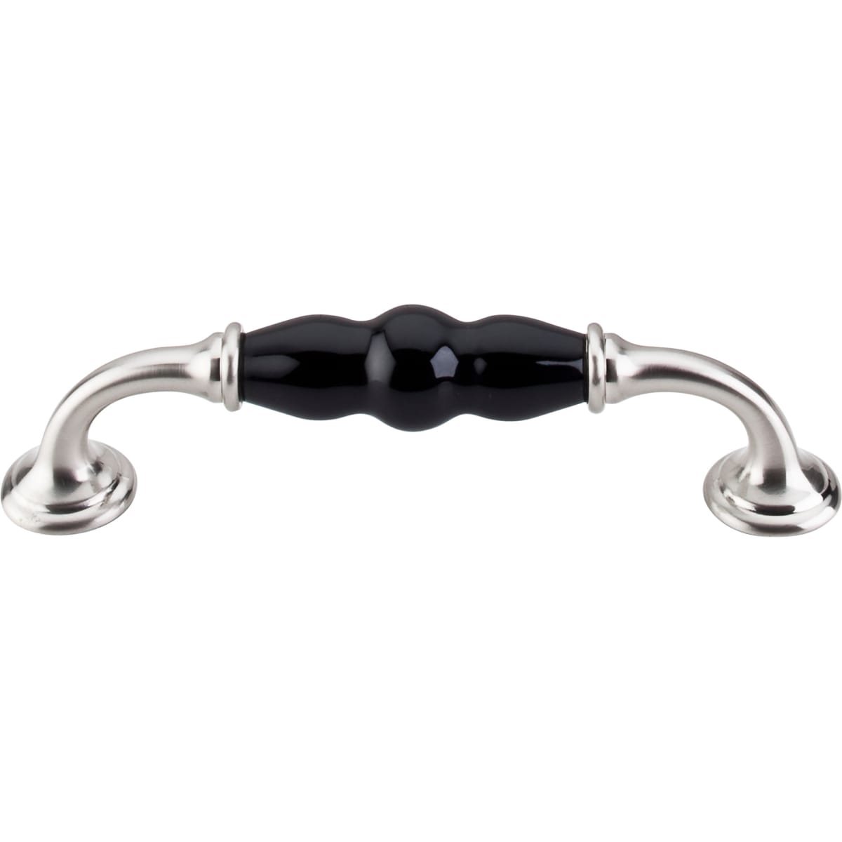 Ceramic 5-1/16 Inch Center to Center Handle Cabinet Pull from the Chateau Collection