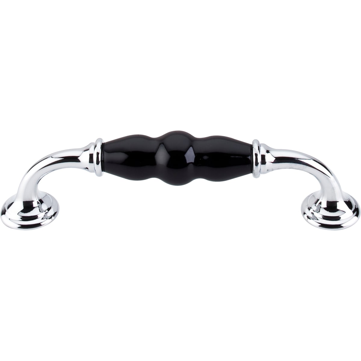 Ceramic 5-1/16 Inch Center to Center Handle Cabinet Pull from the Chateau Collection
