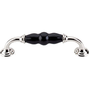 Ceramic 5-1/16 Inch Center to Center Handle Cabinet Pull from the Chateau Collection
