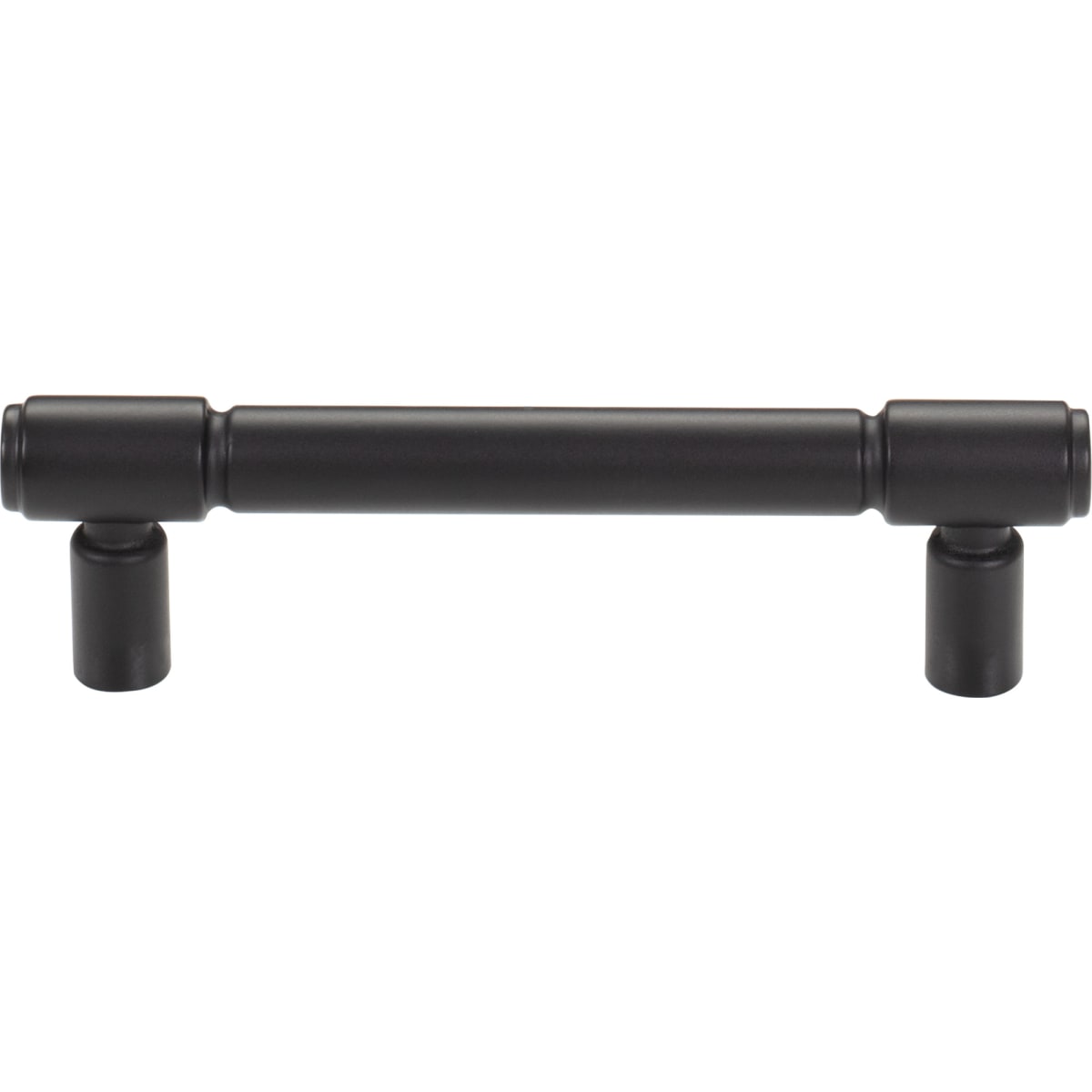 Top Knobs - TK3112BLK - Clarence 3-3/4 Inch Center to Center Bar Cabinet Pull in Flat Black