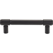 Top Knobs - TK3112BLK - Clarence 3-3/4 Inch Center to Center Bar Cabinet Pull in Flat Black