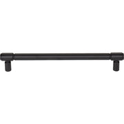Top Knobs - TK3115BLK - Clarence 7-9/16 Inch Center to Center Bar Cabinet Pull in Flat Black