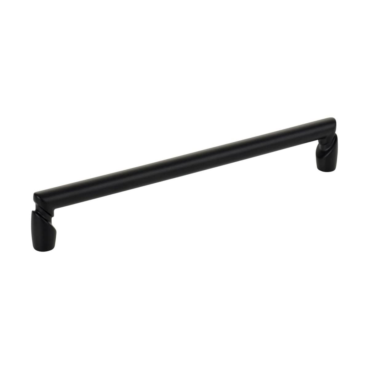 Top Knobs - TK3135BLK - Florham 7-9/16 Inch Center to Center Handle Cabinet Pull in Flat Black