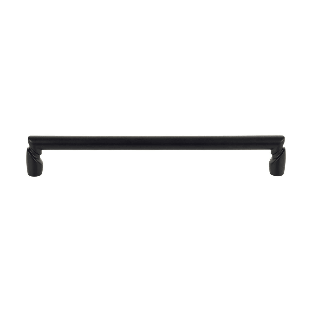Top Knobs - TK3135BLK - Florham 7-9/16 Inch Center to Center Handle Cabinet Pull in Flat Black