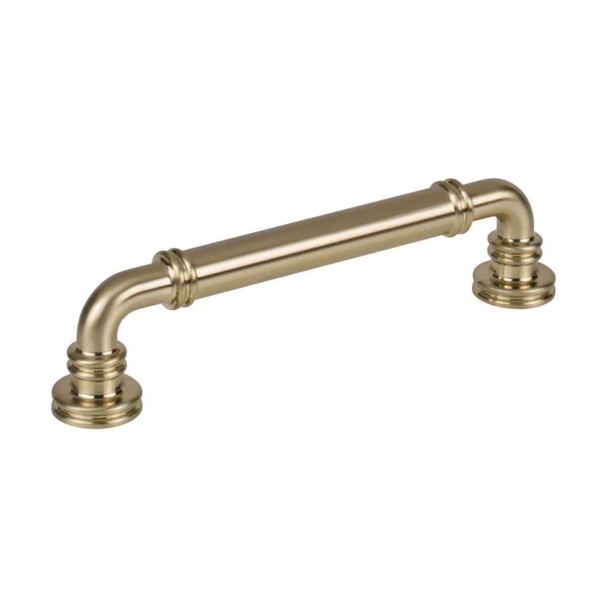 Top Knobs - TK3142BSN - Cranford 5-1/16 Inch Center to Center Handle Cabinet Pull in Brushed Satin Nickel