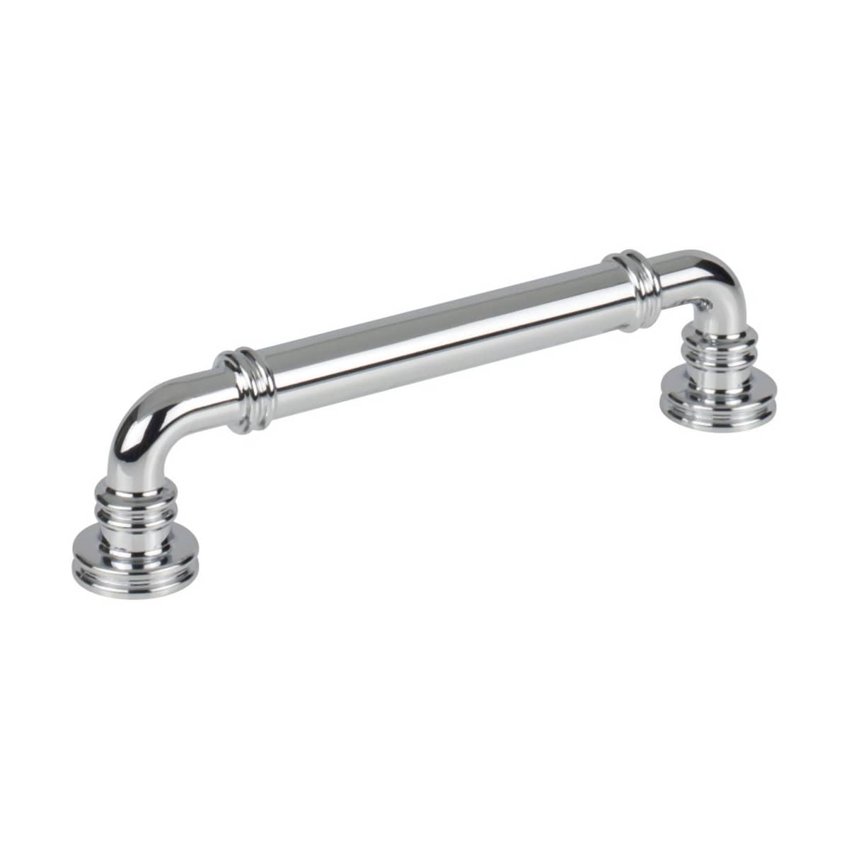 Top Knobs - TK3142BSN - Cranford 5-1/16 Inch Center to Center Handle Cabinet Pull in Brushed Satin Nickel