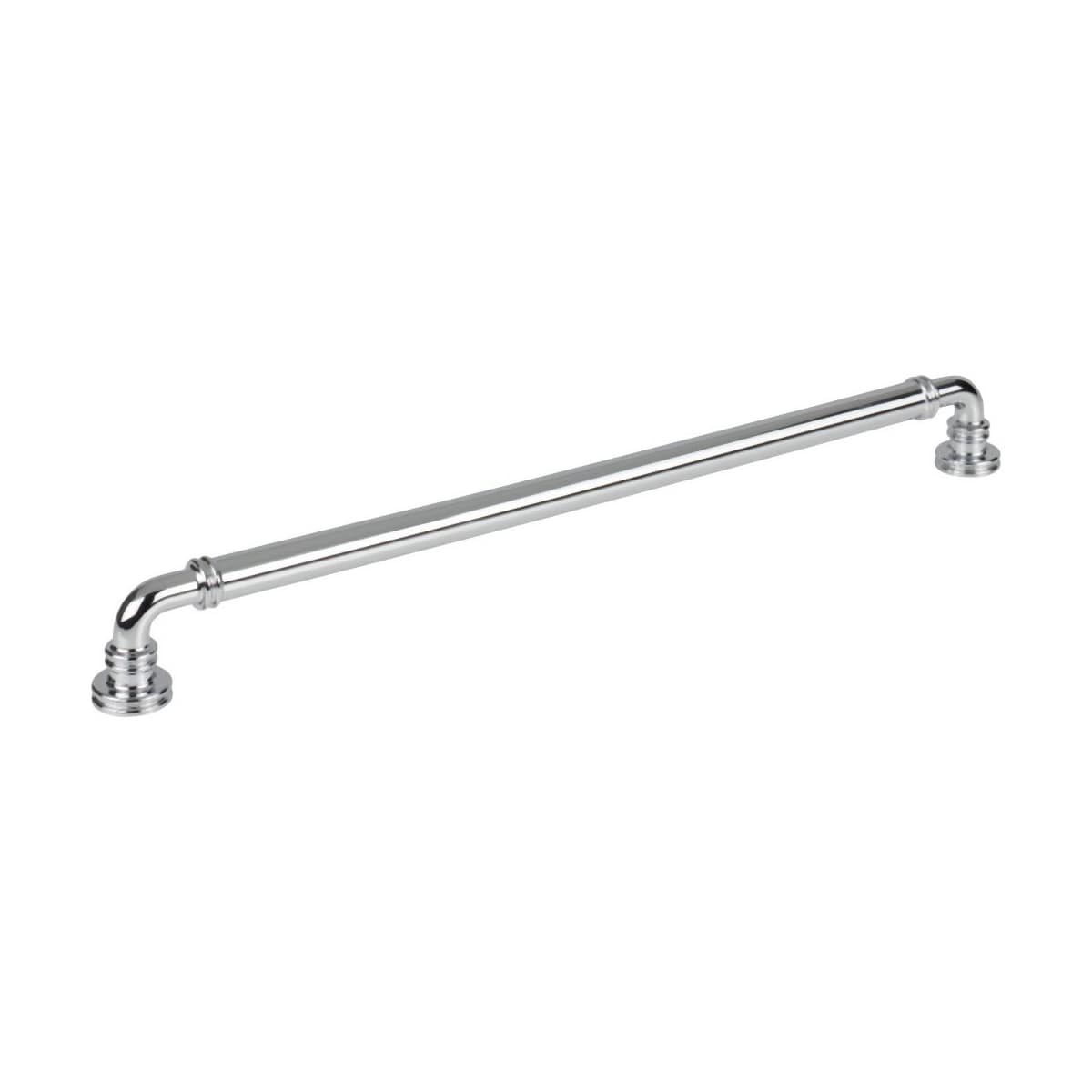 Top Knobs - TK3146PC - Cranford 12 Inch Center to Center Handle Cabinet Pull in Polished Chrome