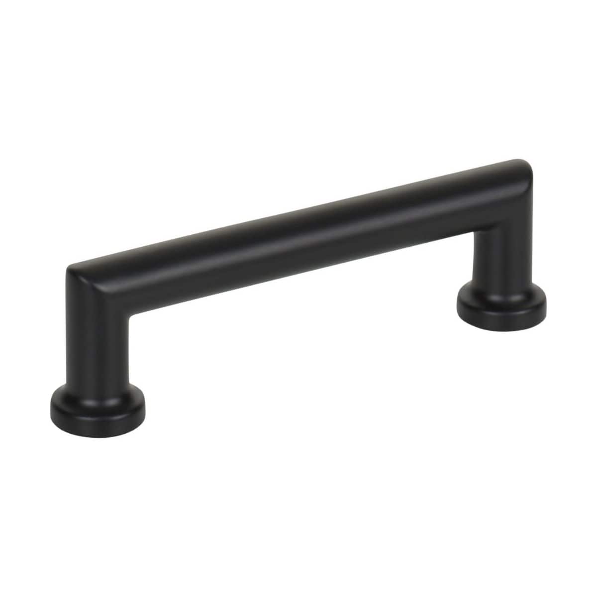 Top Knobs - TK3151BLK - Morris 3-3/4 Inch Center to Center Handle Cabinet Pull in Flat Black