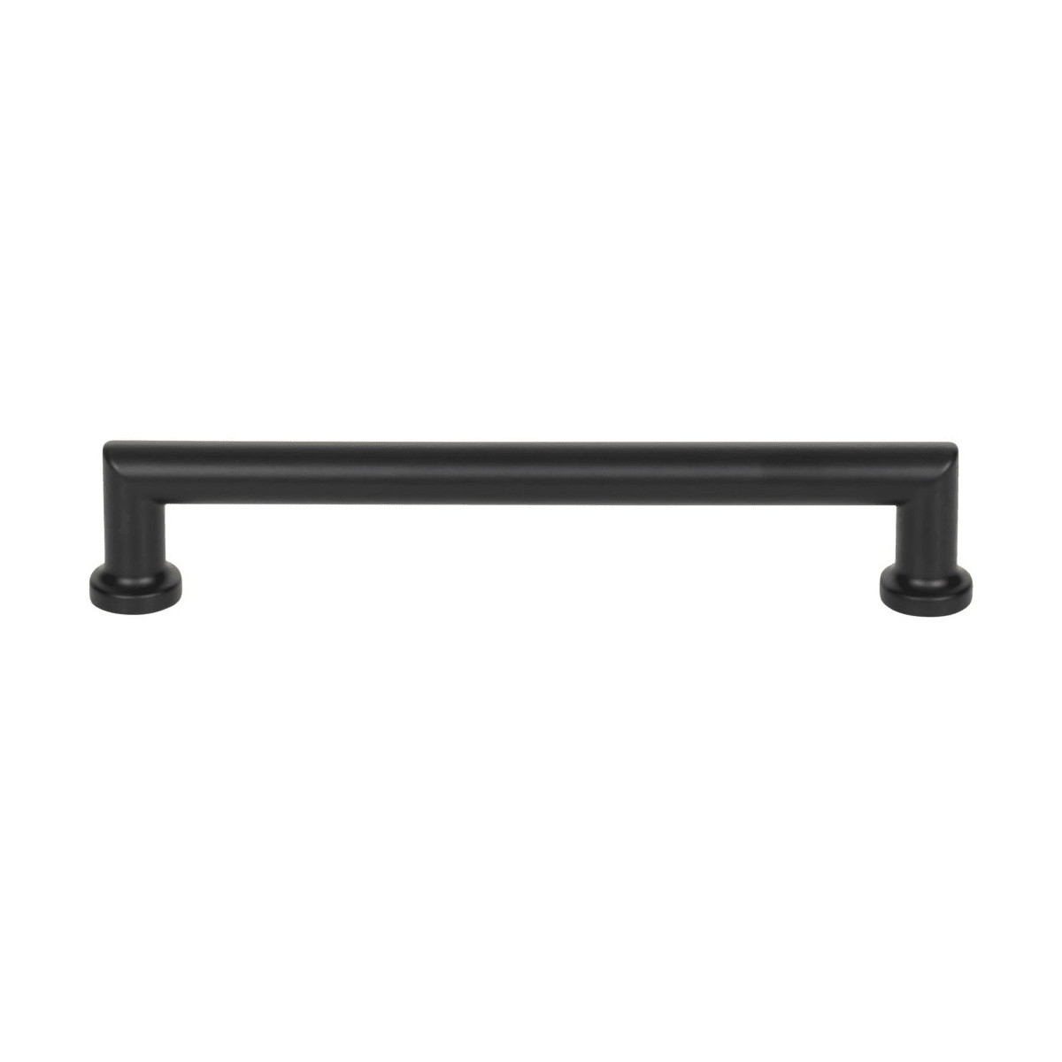 Top Knobs - TK3153BLK - Morris 6-5/16 Inch Center to Center Handle Cabinet Pull in Flat Black