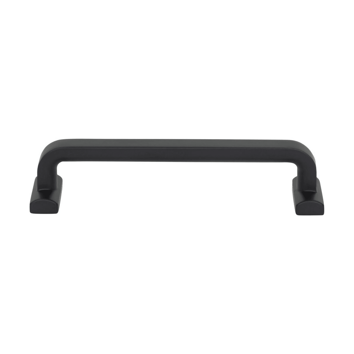Top Knobs - TK3163BLK - Harrison 5-1/16 Inch Center to Center Handle Cabinet Pull in Flat Black