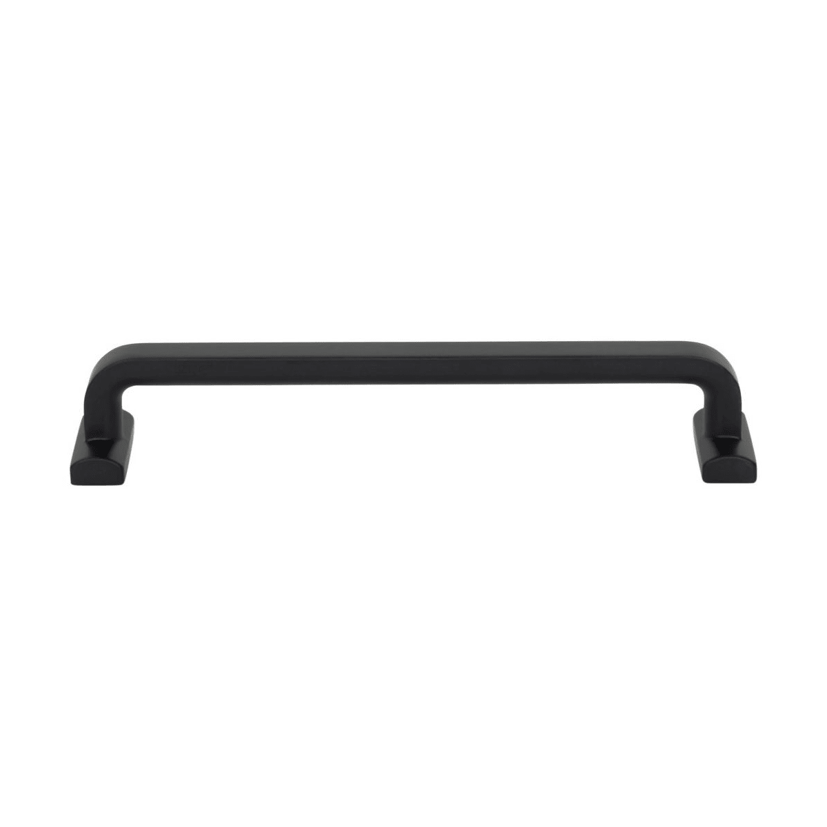 Top Knobs - TK3164BLK - Harrison 6-5/16 Inch Center to Center Handle Cabinet Pull in Flat Black