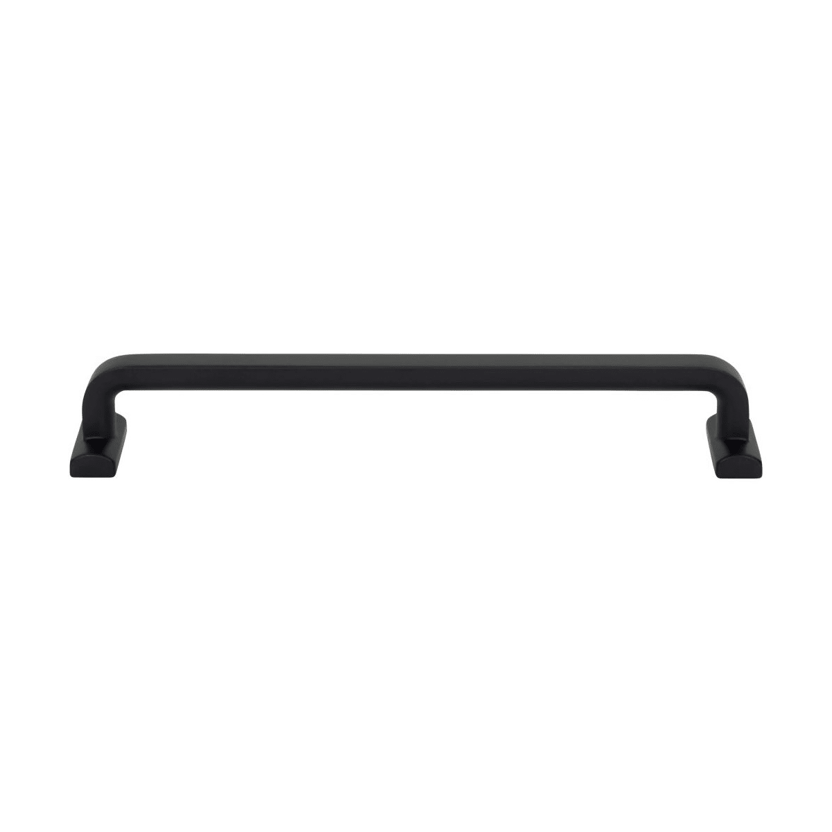 Top Knobs - TK3165BLK - Harrison 7-9/16 Inch Center to Center Handle Cabinet Pull in Flat Black