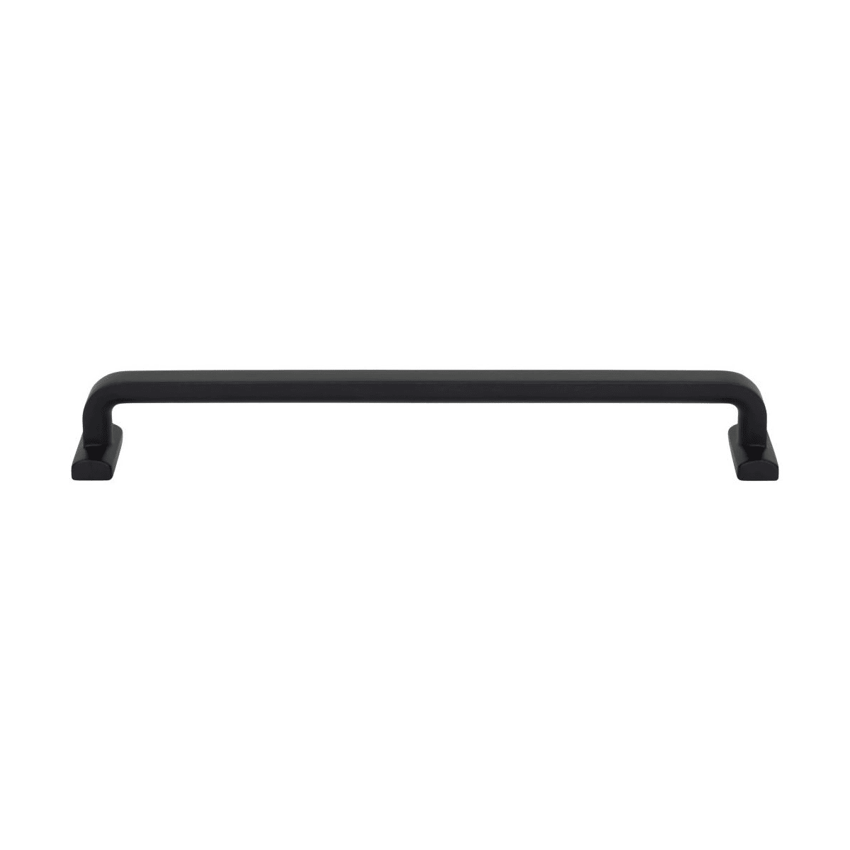 Top Knobs - TK3166BLK - Harrison 8-13/16 Inch Center to Center Handle Cabinet Pull in Flat Black