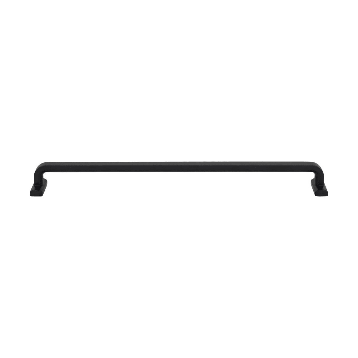 Top Knobs - TK3167BLK - Harrison 12 Inch Center to Center Handle Cabinet Pull in Flat Black