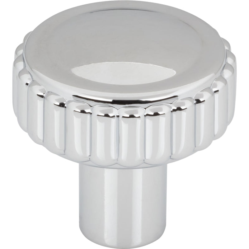 Top Knobs - TK3180PC - Holden 1-1/4 Inch Mushroom Cabinet Knob from the Coddington Collection in Polished Chrome