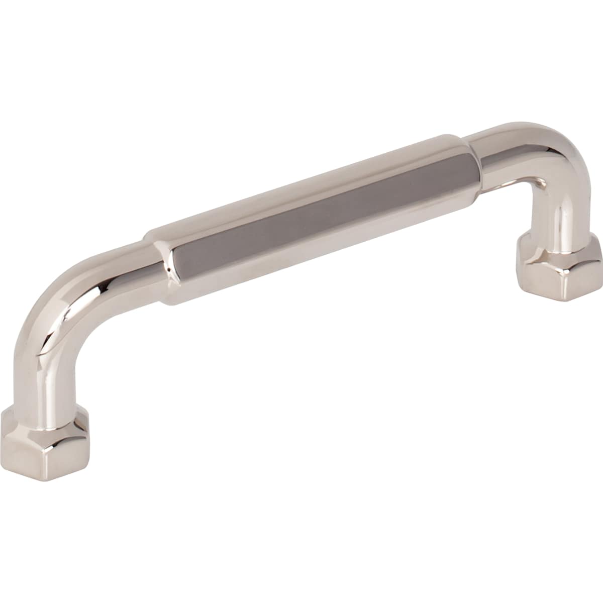 Top Knobs - TK3201PN - Dustin 3-3/4 Inch Center to Center Bar Cabinet Pull from the Coddington Collection in Polished Nickel