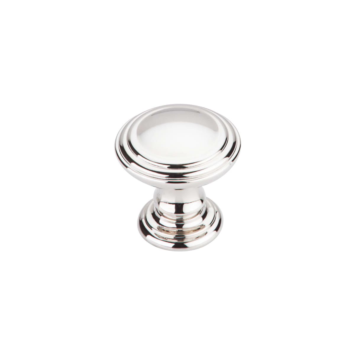 Top Knobs - TK320PN-25PACK - Reeded 1-1/4 Inch Mushroom Cabinet Knob from the Chareau Collection - 25 Pack in Polished Nickel