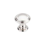 Top Knobs - TK320PN-25PACK - Reeded 1-1/4 Inch Mushroom Cabinet Knob from the Chareau Collection - 25 Pack in Polished Nickel