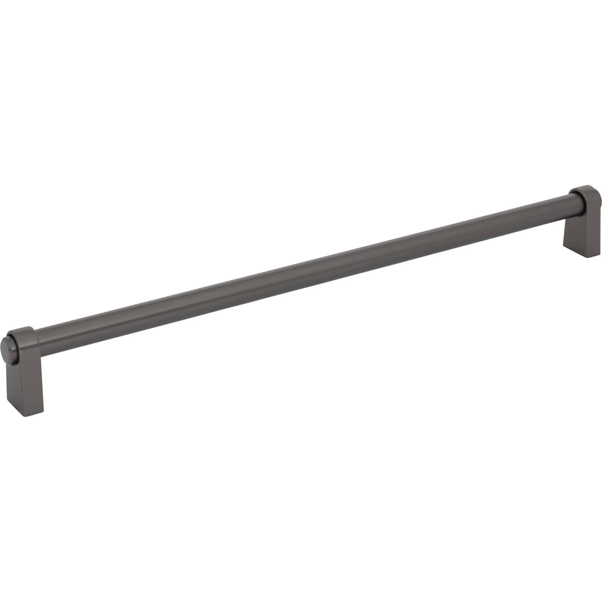 Top Knobs - TK3215AG - Lawrence 12 Inch Center to Center Bar Cabinet Pull from the Coddington Collection in Ash Gray