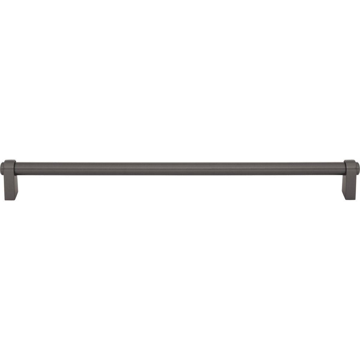 Top Knobs - TK3215AG - Lawrence 12 Inch Center to Center Bar Cabinet Pull from the Coddington Collection in Ash Gray