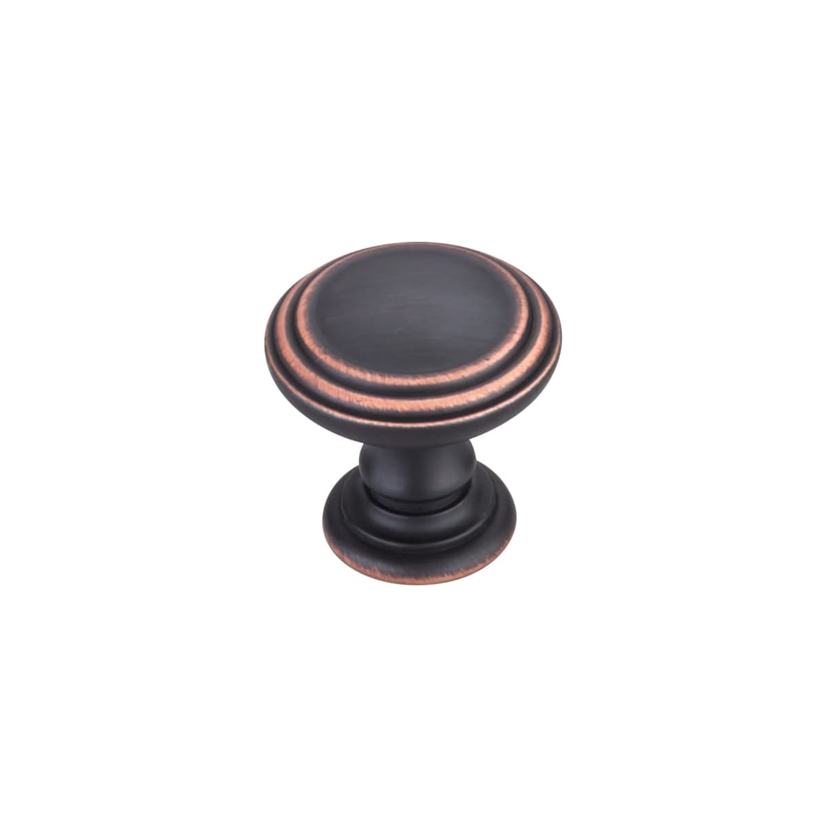 Top Knobs - TK321UM-10PACK - Reeded 1-1/2 Inch Mushroom Cabinet Knob from the Chareau Collection - 10 Pack in Umbrio