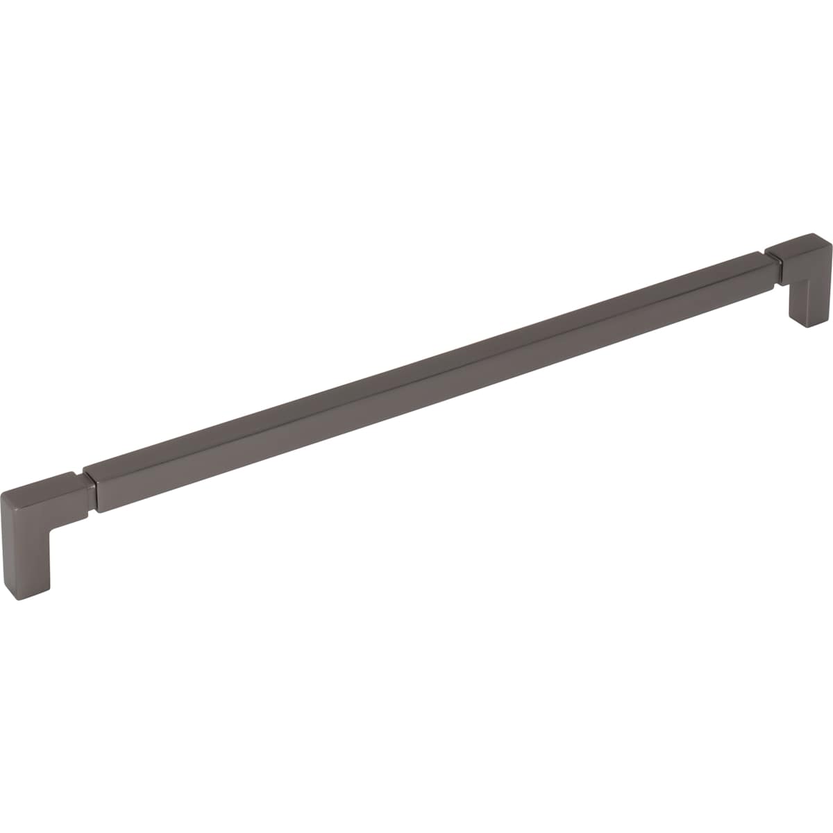 Top Knobs - TK3226BLK - Langston 12 Inch Center to Center Bar Cabinet Pull from the Coddington Collection in Flat Black