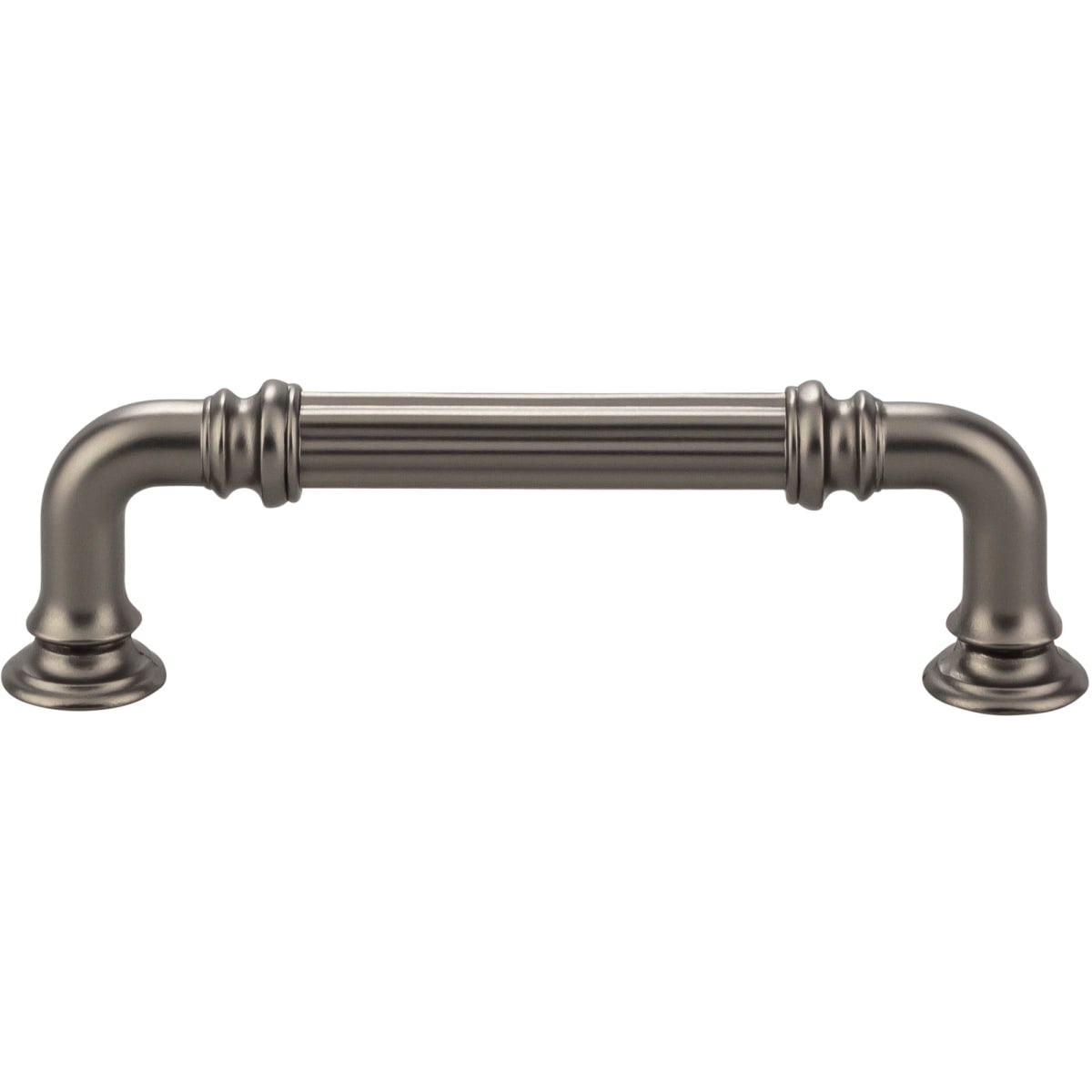 Reeded 3-3/4 Inch Center to Center Handle Cabinet Pull from the Chareau Collection