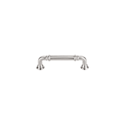 Top Knobs - TK322BSN-25PACK - Reeded 3-3/4 Inch Center to Center Handle Cabinet Pull from the Chareau Series - 25 Pack in Brushed Satin Nickel