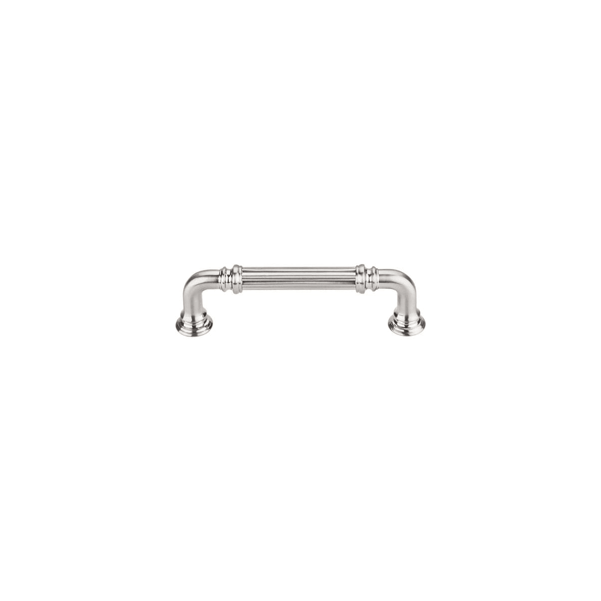 Top Knobs - TK322BSN-25PACK - Reeded 3-3/4 Inch Center to Center Handle Cabinet Pull from the Chareau Series - 25 Pack in Brushed Satin Nickel