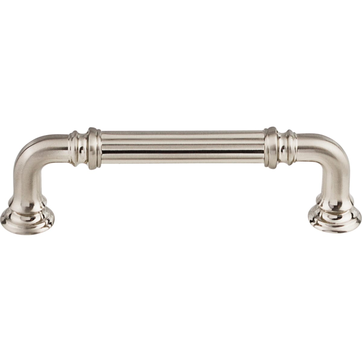 Reeded 3-3/4 Inch Center to Center Handle Cabinet Pull from the Chareau Collection