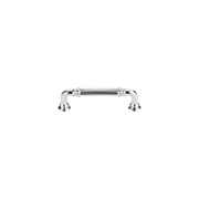 Top Knobs - TK322PC-10PACK - Reeded 3-3/4 Inch Center to Center Handle Cabinet Pull from the Chareau Series - 10 Pack in Polished Chrome