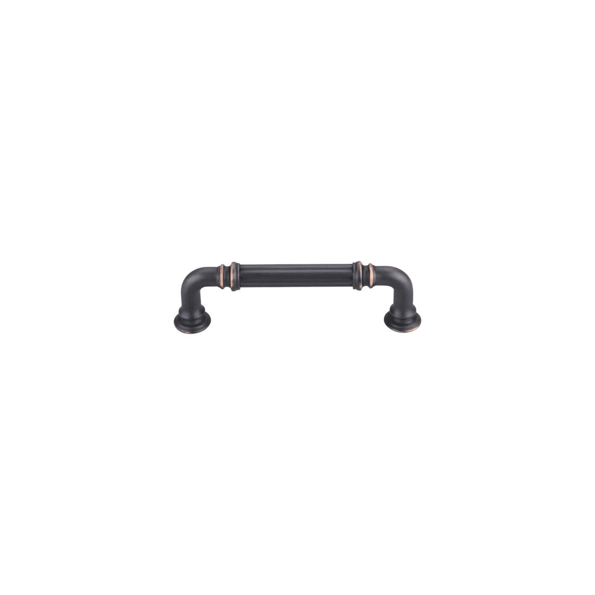 Reeded 3-3/4 Inch Center to Center Handle Cabinet Pull from the Chareau Series - 10 Pack
