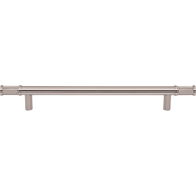Top Knobs - TK3235BSN - Burnham 7-9/16 Inch Center to Center Bar Cabinet Pull in Brushed Satin Nickel