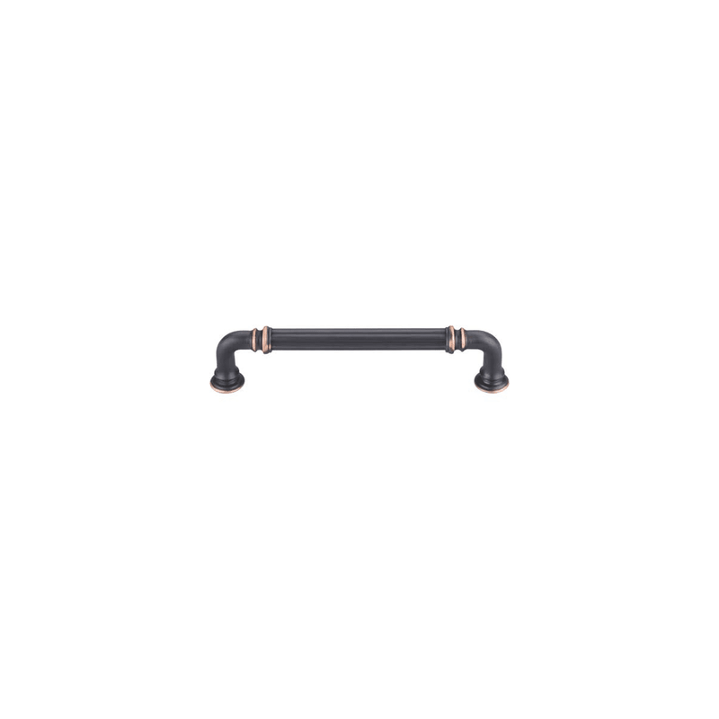 Top Knobs - TK323UM-10PACK - Reeded 5 Inch (128 mm) Center to Center Handle Cabinet Pull from the Chareau Series - 10 Pack in Umbrio