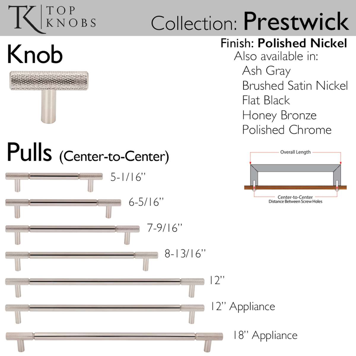 Top Knobs - TK3242BLK - Prestwick 6-5/16 Inch Center to Center Bar Cabinet Pull in Flat Black