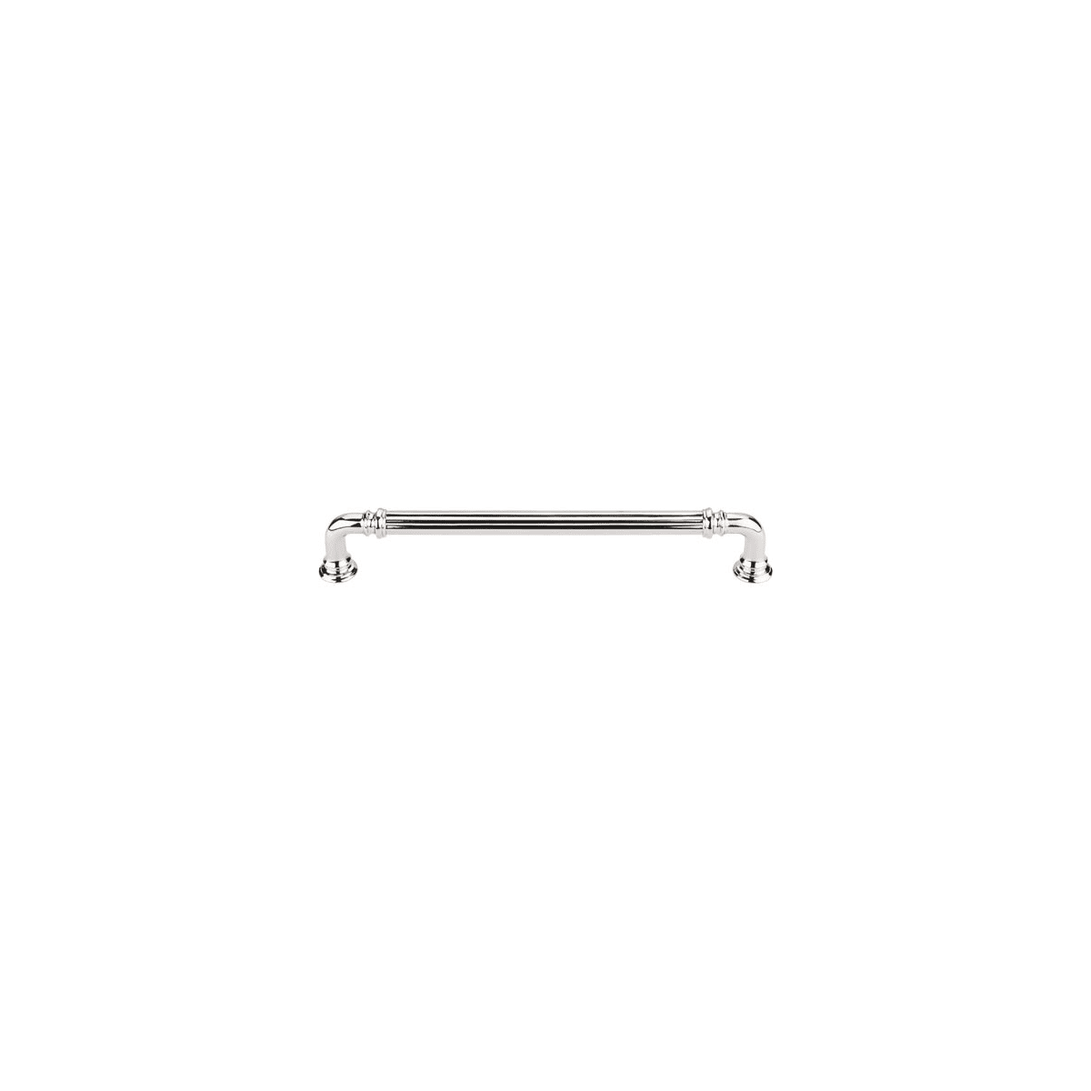 Top Knobs - TK324PN-25PACK - Reeded 7 Inch Center to Center Handle Cabinet Pull from the Chareau Series - 25 Pack in Polished Nickel