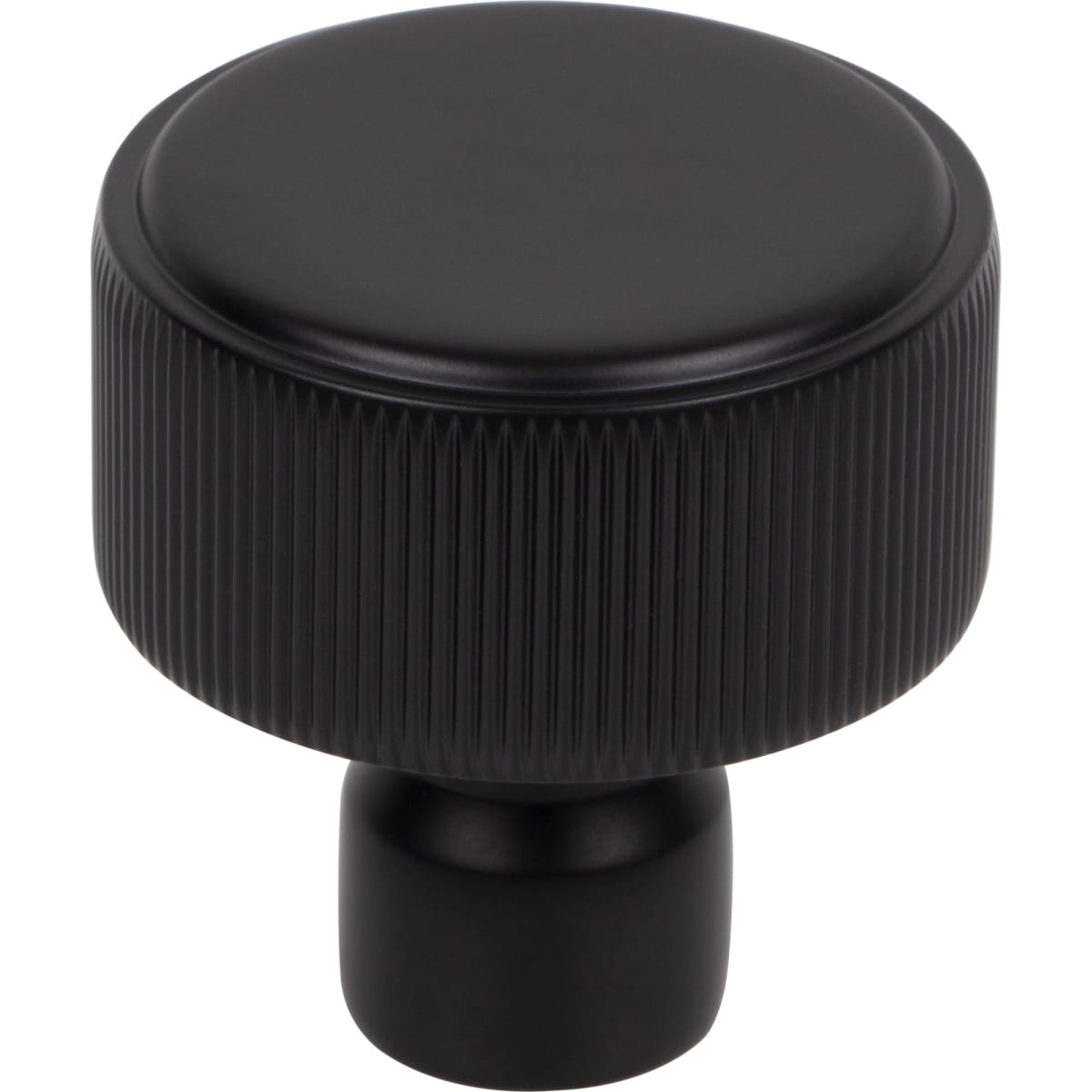 Top Knobs - TK3250BLK - Dempsey 1-1/4 Inch Mushroom Cabinet Knob in Flat Black