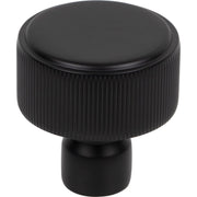 Top Knobs - TK3250BLK - Dempsey 1-1/4 Inch Mushroom Cabinet Knob in Flat Black