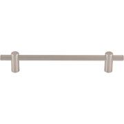 Top Knobs - TK3254BSN - Dempsey 6-5/16 Inch Center to Center Bar Cabinet Pull in Brushed Satin Nickel