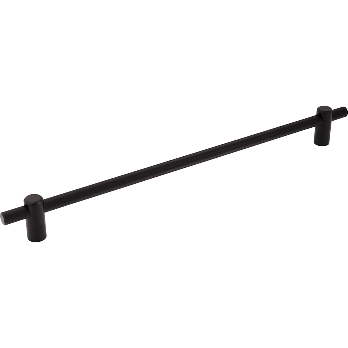 Top Knobs - TK3259BLK - Dempsey 18 Inch Center to Center Bar Cabinet Pull in Flat Black