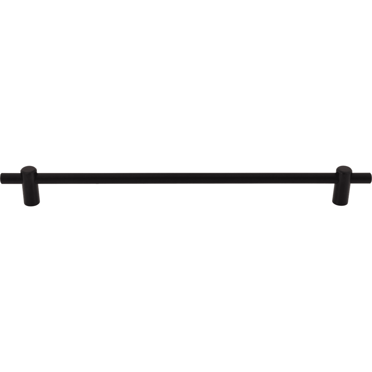 Top Knobs - TK3259BLK - Dempsey 18 Inch Center to Center Bar Cabinet Pull in Flat Black