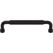 Top Knobs - TK3263BLK - Garrison 5-1/16 Inch Center to Center Handle Cabinet Pull in Flat Black