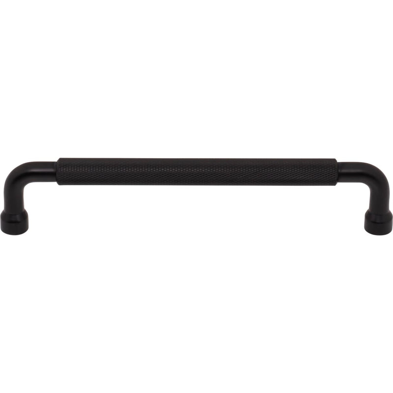 Top Knobs - TK3264BLK - Garrison 6-5/16 Inch Center to Center Handle Cabinet Pull in Flat Black