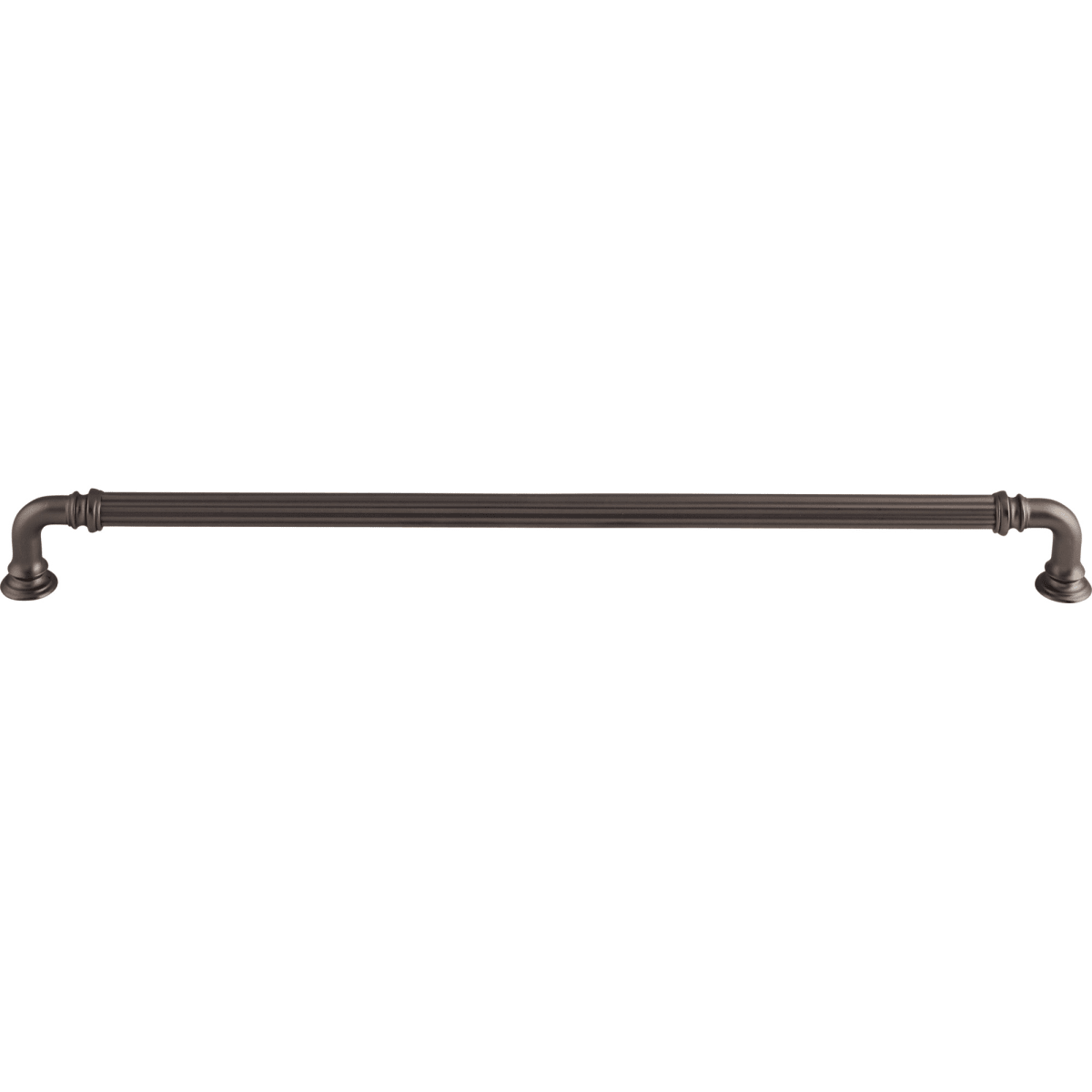 Reeded 12 Inch Center to Center Handle Cabinet Pull from the Chareau Collection