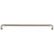 Top Knobs - TK326BSN - Reeded 12 Inch Center to Center Handle Cabinet Pull from the Chareau Collection in Brushed Satin Nickel