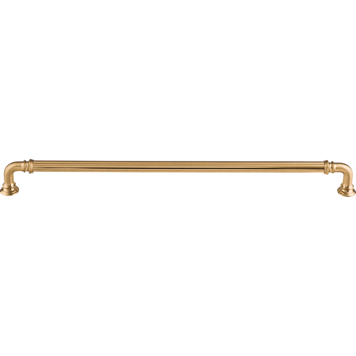 Reeded 12 Inch Center to Center Handle Cabinet Pull from the Chareau Collection