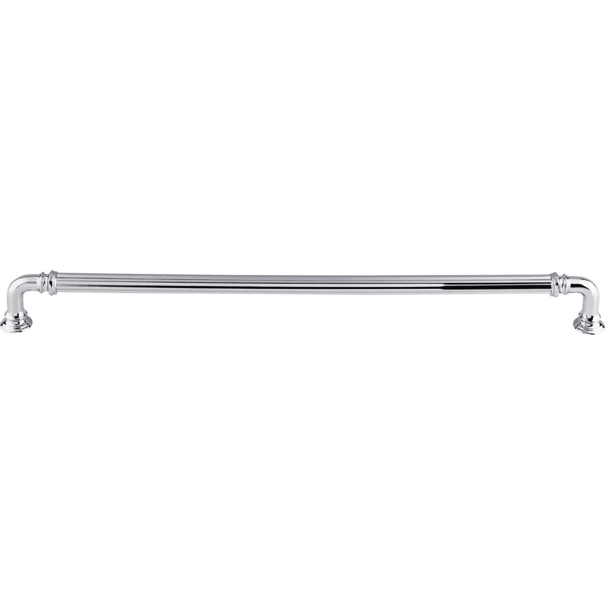 Reeded 12 Inch Center to Center Handle Cabinet Pull from the Chareau Collection
